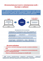 Направление электронного исполнительного листа