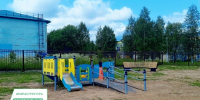 Новые игровые конструкции появились в «Детском городке» в Синдоре - Газета Княжпогостские вести